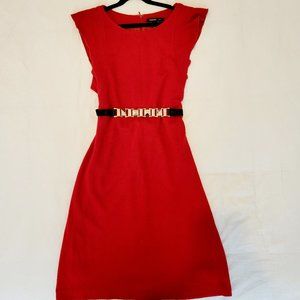 Mango red dress size S (US)/M(Fr)